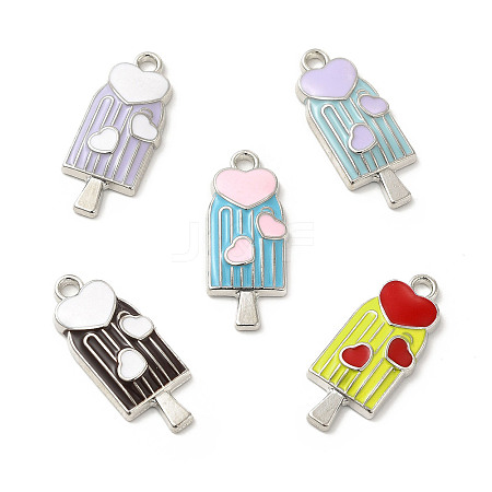 Summer Theme Alloy Enamel Pendants ENAM-B050-06P-1