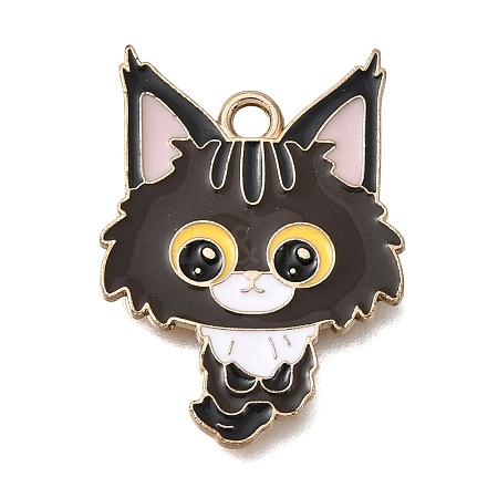 Alloy Enamel Pendants FIND-E047-02KCG-11-1
