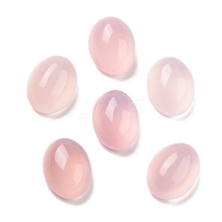 Natural Pink Agate Cabochons G-G145-02A-1