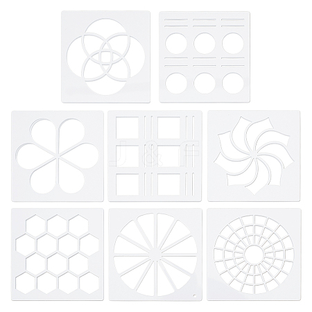Acrylic Drawing Painting Stencils Templates DIY-BC0015-50B-1