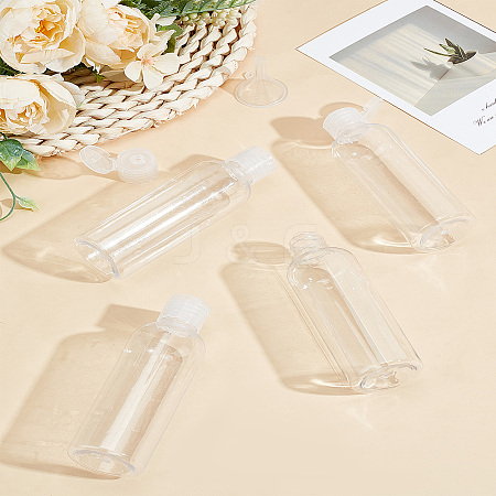 Column PET Flip Top Cap Bottles AJEW-LP0004-19B-1