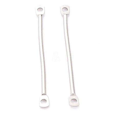 Tarnish Resistant 201 Stainless Steel Links Connectors STAS-B011-01A-P-1