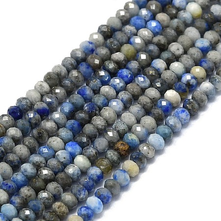 Natural Lapis Lazuli Beads Strands G-G106-A18-01-1