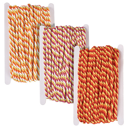 60M 3 Colors 3-Ply Twisted Macrame Polyester Cord OCOR-TA0003-48D-1