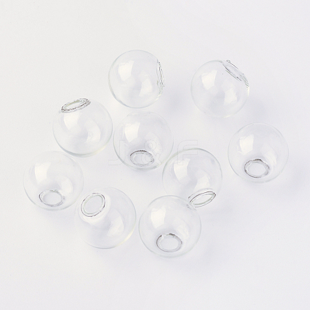 Round Mechanized One Hole Blown Glass Globe Ball Bottles X1-BLOW-R001-18mm-1