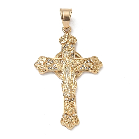 304 Stainless Steel Big Pendants SA-CBA29A1-06G-B-1