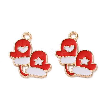 Alloy Enamel Pendants X-ENAM-I061-01KCG-19B-1