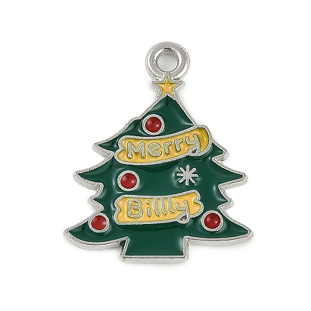 Christmas Theme Alloy Enamel Pendants ENAM-Z020-02K-1