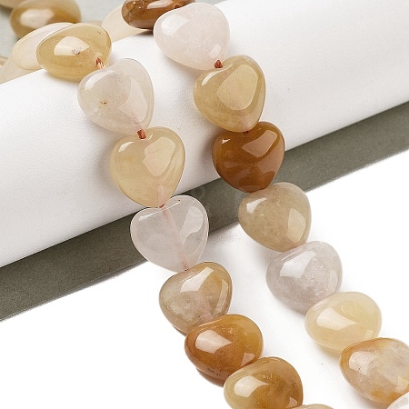 Natural Topaz Jade Beads Strands G-B022-33C-1