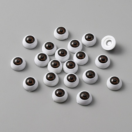 Star Acrylic Craft Eyes DOLL-WH0001-04C-08-1