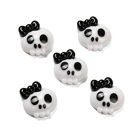 Halloween Opaque Resin Cabochons CRES-I045-01G-02-1
