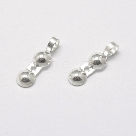925 Sterling Silver Bead Tips STER-P032-17S-1