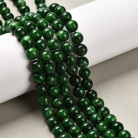 Natural Malaysia Jade Beads Strands X-G-A146-8mm-B04-1