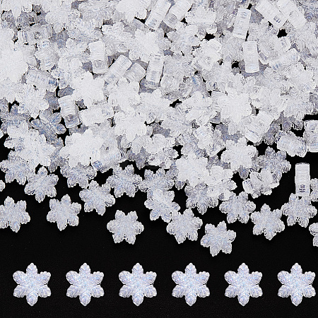 200Pcs Transparent Acrylic Beads OACR-HY0001-14-1