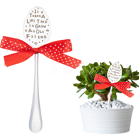 Iron Plant Labels Spoons DIY-WH0060-78B-1