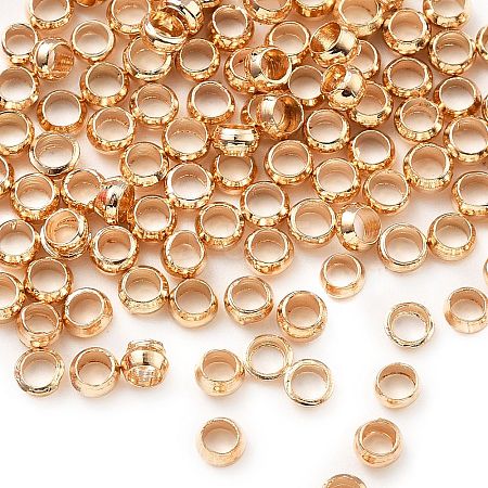 Brass Crimp Beads KK-S509-01KCG-01-1