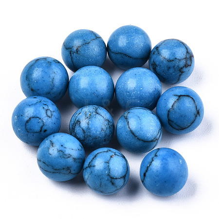 Synthetic Turquoise Beads G-R483-01-8mm-1