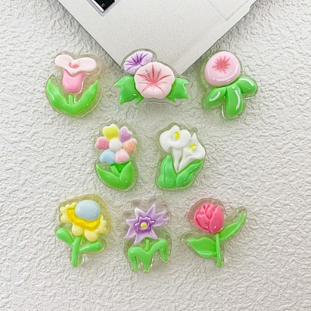 Transparent Resin Cabochons CRES-I046-09-1