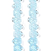 Transparent Glass Enamel Beads Strands GLAA-B021-05G-1