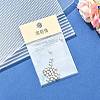 SHEGRACE Brass Star Beads XGRPCU149-299P-6