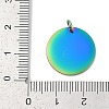Ion Plating(IP) 304 Stainless Steel Pendants STAS-I311-32F-RC-3