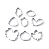 Non-Tarnish Thanksgiving 430 Stainless Steel Cookie Mold DIY-E068-01P-01-1