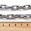 304 Stainless Steel Cable Chains Bracelets for Men BJEW-U017-01P-5