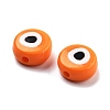 Opaque Printed Acrylic Beads LS-OACR-G038-04F-3