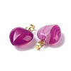 Natural Agate Pendants G-I311-A34-G-3
