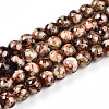 Baking Paint Glass Beads Strands DGLA-N003-6mm-B06-1