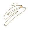 1.2MM 304 Stainless Steel Cable Chain Necklaces PH-NJEW-E122-12G-1