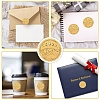 34 Sheets Self Adhesive Gold Foil Embossed Stickers DIY-WH0509-080-4