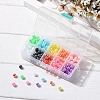 300Pcs 10 Colors Plastic Beads OACR-CJ0001-13-6