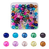 Craftdady 100Pcs 10 Colors Transparent Glass European Beads GLAA-CD0001-12-10