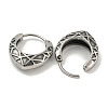 316 Surgical Stainless Steel Hoop Earrings for Women and Men EJEW-D096-20A-AS-2