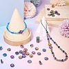 100Pcs 5 Styles Electroplated Glass Bead GLAA-TA0002-95C-7