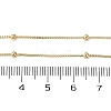 Brass Satellite Chains Necklaces for Women NJEW-D302-33G-4