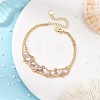 Brass Cable Chains Bracelets BJEW-JB14220-01-1