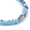 Glass Beaded Necklaces NJEW-JN02271-02-3
