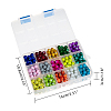   15 Colors Drawbench Glass Beads GLAD-PH0001-03-8