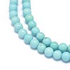 Natural Magnesite Beads Strands G-F604-04-6mm-5