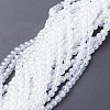 Glass Beads Strands X-GR4mm01Y-AB-1