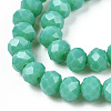 Opaque Solid Color Imitation Jade Glass Beads Strands EGLA-A044-P4mm-D31-3