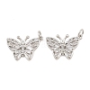 Brass Micro Pave Cubic Zirconia Pendants CU-CBA908F-05P-06-1