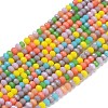 Opaque Glass Beads Strands GLAA-L030-A01-1