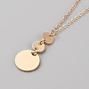 Alloy Pendant Necklace with Cable Chains for Women NJEW-WH0022-02A-KCG-1