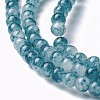 Spray Painted Glass Beads Strands X-GLAA-A038-A-70-3