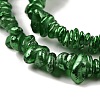 Electroplate Glass Beads Strands GLAA-P062-B03-3