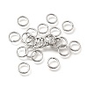 Brass Open Jump Rings KK-B147-03H-P-1