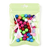 Macaron Color Plastic Yin-yang Resealable Bags OPP-N001-01E-05-3